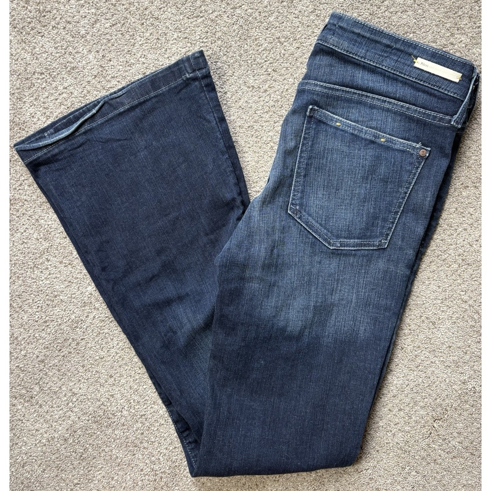 Pilcro And The Letterpress Jeans Womens 28 Blue High Rise Flared Bootcut Denim